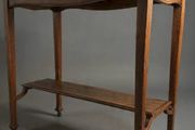 Early 20th Century Arts and Crafts Occasional Table on Castors