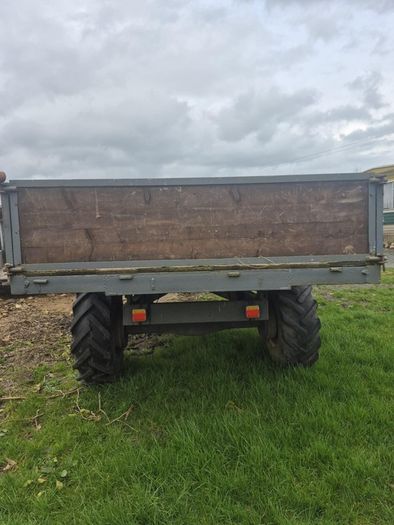 12x6 tractor tipper trailer
