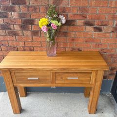 solid oak table