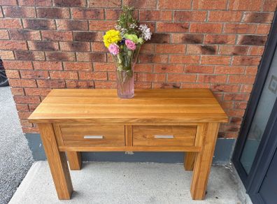 solid oak table