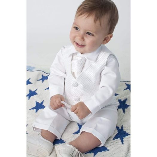 Boys 4 Piece Christening Suit 12-18 Months