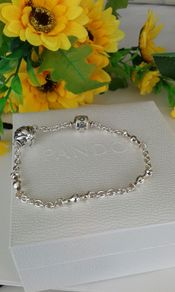 Brand new genuine Pandora sterling silver clip bracelet