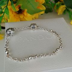 Brand new genuine Pandora sterling silver clip bracelet