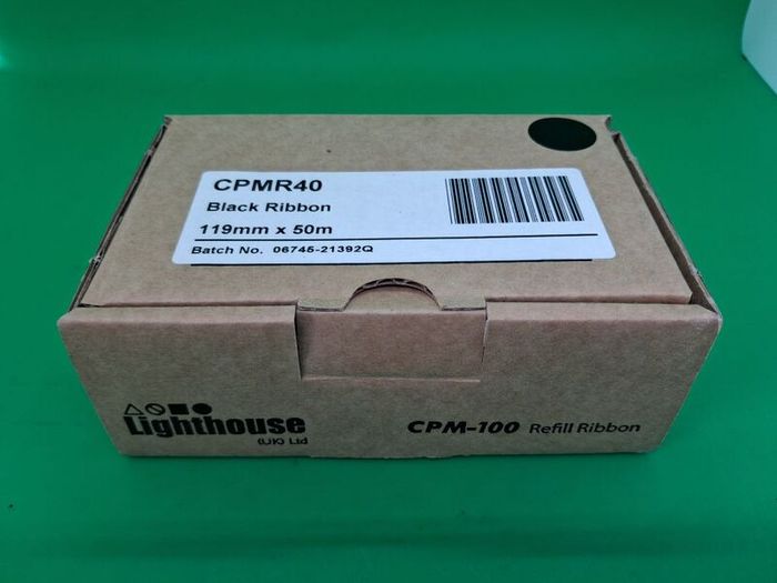 Postage - 2 x NEW Lighthouse CPM-100 Black Ribbon Refill