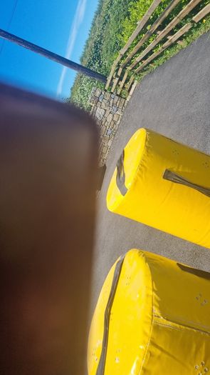 2x Gilbert Yellow Rugby Tackle Bags