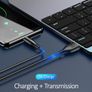 USB Type C Cable Fast Charging and data transmission  100cm 1m Black Image 10