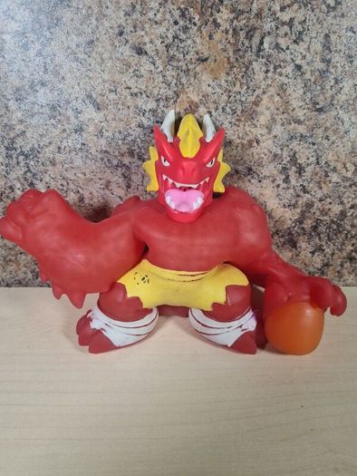 Heroes Of Goo Jit Zu Figure Bundle Stretchy Elastic Bendy Dino Power Blazagon