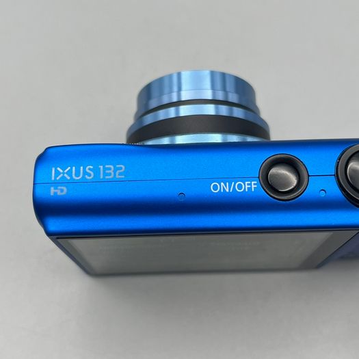 Canon IXUS 132 16MP Digital Camera Blue - Full Kit