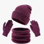 Beanie, gloves and snood set Image 2