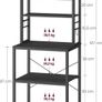 New 6 Shelves Kitchen Storage Rack (Black) FREE P&P Image 2