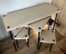 Nesting Tables with stools