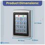 SecureMyDoor Proximity Digital Keypad for Door Entry System | with Both RFID Fobs and Pin Code Entry Image 2