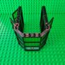 Used Lego LEGO Black Police Station City Panels with Translucent Green Glass Image 6