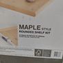 2 maple style shelves Image 4