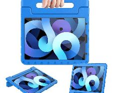 For Apple iPad Air 5 2022 5th Gen Kids Case Shockproof Cover With Stand Blue