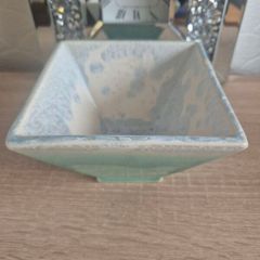 Vintage Evan Davis Signed Crystalline Ceramic Bowl (5.5")