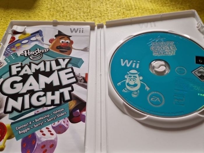 Hasbro Family game night Nintendo Wii games Original