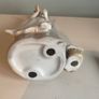 Porcelain 10 inch  figurine of a lady Image 4