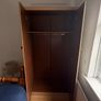 Beige and Wood Bedroom Wardrobe Image 2