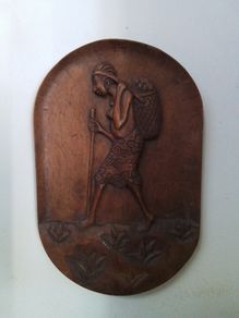 Hand Carved African Wall art in Relief