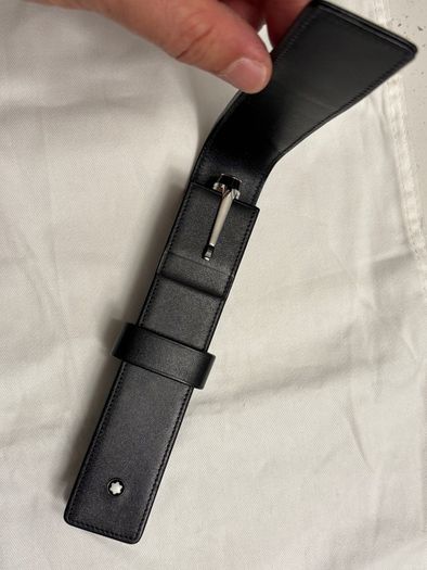 Montblanc single pen bag leather