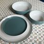 F&F HOME Aura Sea Green 12 Piece Dinner Set x 2 Image 8