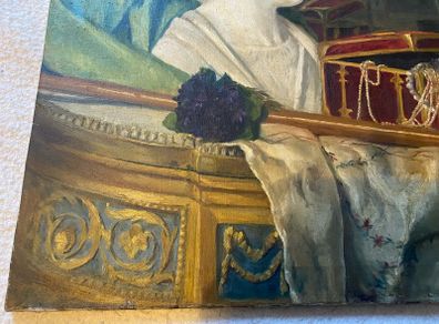 painting a very nice still life unframed