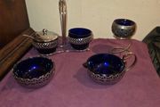 Vintage English made silver plated set