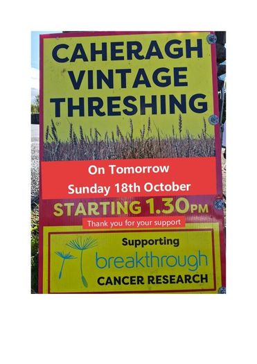 Caheragh Annual Threshing & Vintage  on Tomorrow