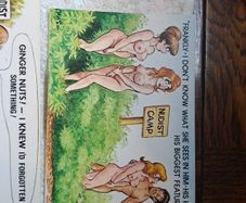 5 Bamforth nudist colony and snake charmer saucy postcards