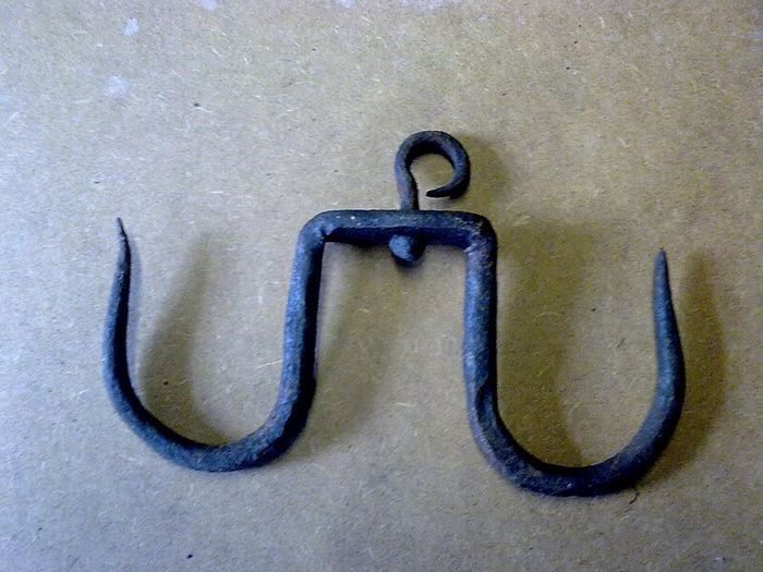 Old Irish blacksmith made hanging hook