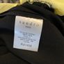 Sandro Black and Yellow Mini Dress with Lace - Size 8 Image 9