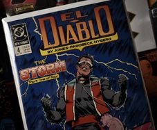 El Diablo ! Issue #4 ! The Storm Part 1 ! Copper Age Comic from 1989 ! by DC Comics !