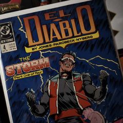 El Diablo ! Issue #4 ! The Storm Part 1 ! Copper Age Comic from 1989 ! by DC Comics !