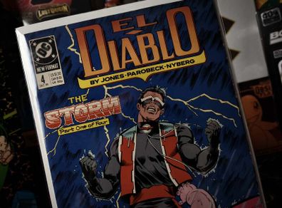 El Diablo ! Issue #4 ! The Storm Part 1 ! Copper Age Comic from 1989 ! by DC Comics !