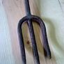 Old Irish blacksmith made kitchen fork Image 2
