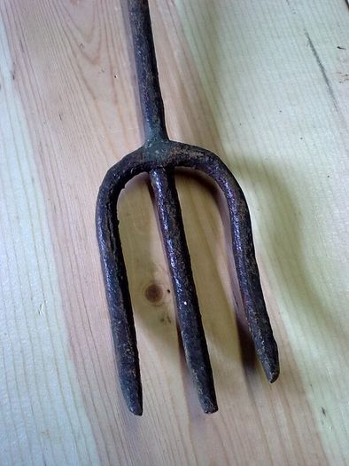 Old Irish blacksmith made kitchen fork