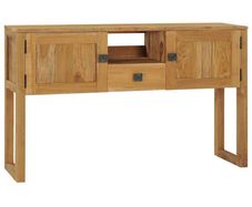 Console Table 120x32x75 cm Solid Teak Wood