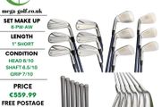Taylormade P790 2019 Irons / 6-Pw-Aw / Ventus Blue 6R Regular