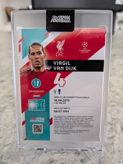 Van Dijk Liverpool FC Topps Total Football Team of the Season /99