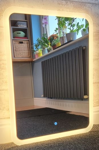LED Bathroom Mirror 60x80cm Warm Led Light Touch
