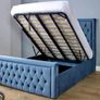 New King Size Ottoman Gaslift Storage Beds. New Super King Ottoman Gaslift Beds. New Tufted Sprung Memory Foam Mattresses Instock Image 8