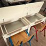 2 x Art Desks with chairs Image 4