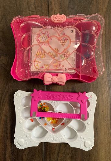 Girls Small Things Holder / Box (for aqua beads, earrings, rings, jewellery etc)