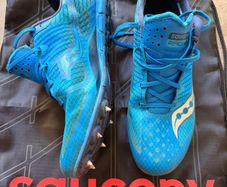 Spiked track shoes