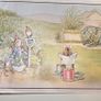 Vintage 1977 Beatrix Potter Nursery Frieze Trio Pictures Image 4