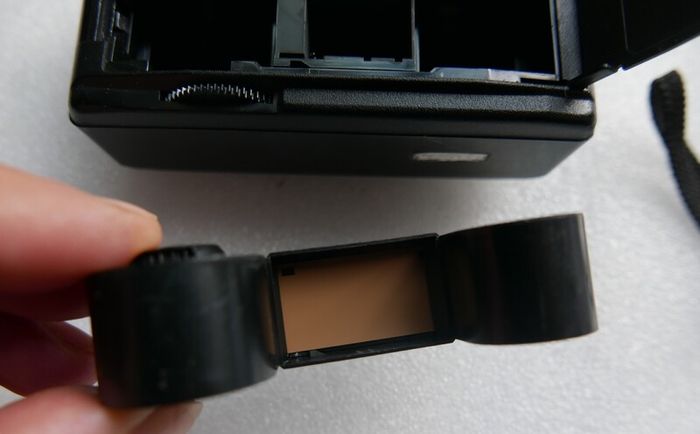 Pocket Fujica 250 film camera with original case