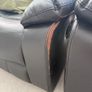 Black Leather Recliner Sofa Set (2-Seater & 1-Seater) Image 8