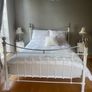 Cast Iron Cream Bed Frame Image 2