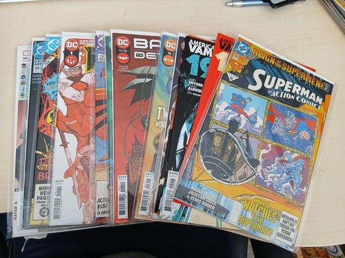 12 x various DC comics